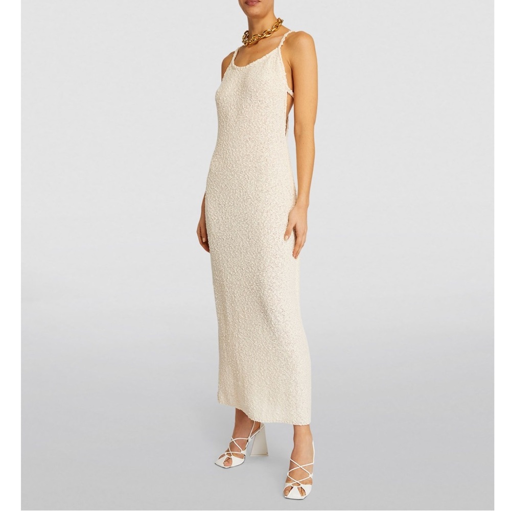 LIKE NEW Magda Butrym Bouclé Knit Maxi Dress, Size 8